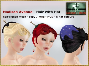 Bliensen - Madison Avenue - Hair with hat Kopie