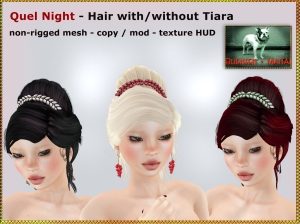 Bliensen - Quel Night - Hair with or without Tiara Kopie